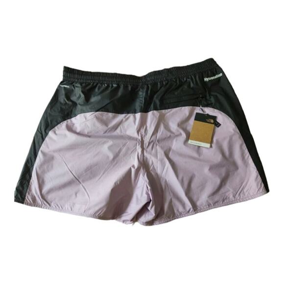 The North Face Hydrenaline 2000 woven shorts in lilac and black Plus Size 3X New - Picture 6 of 14